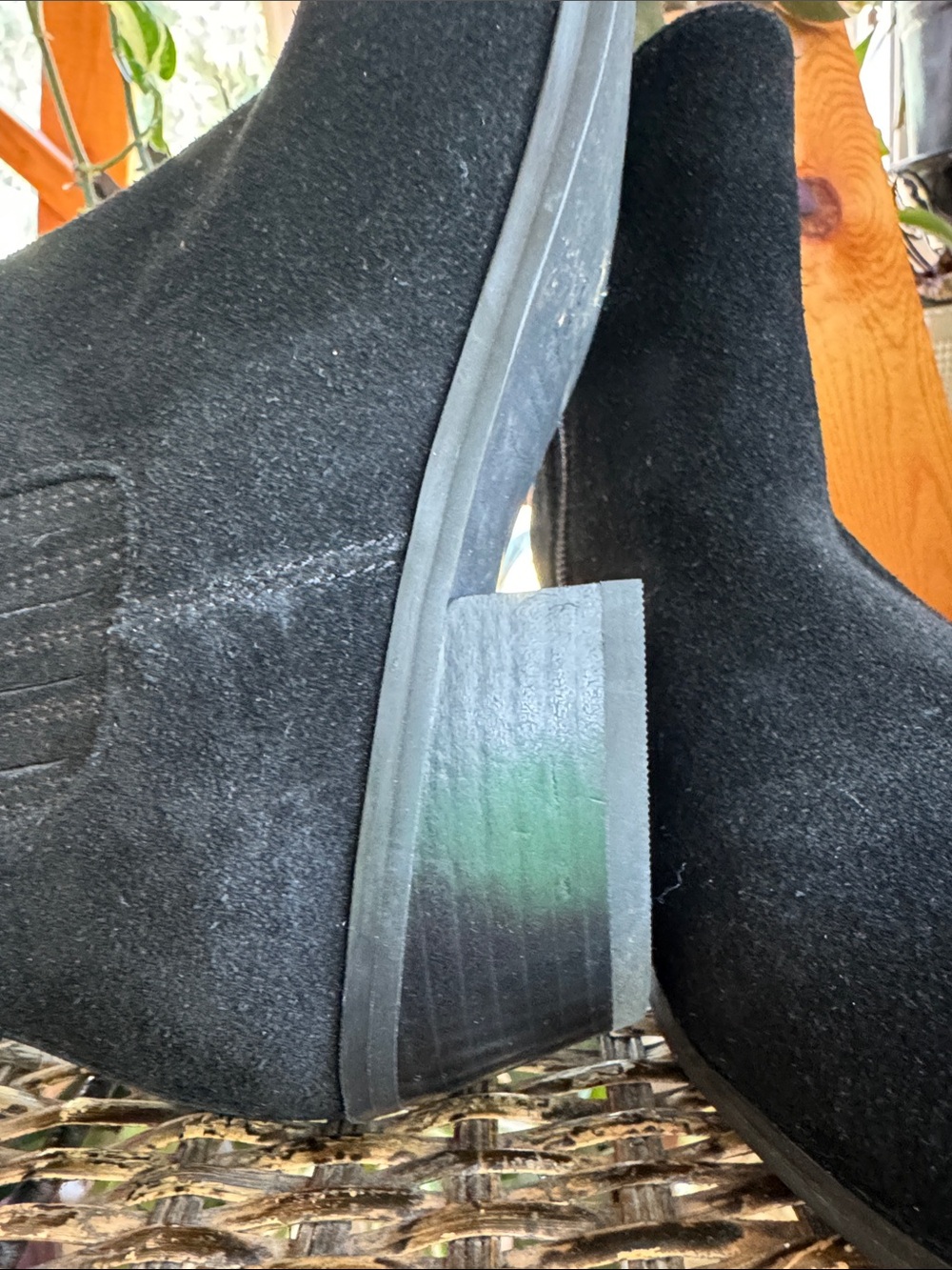 BLONDO Sydney Waterproof Black Leather Suede Ankle Boot Women’s Size 7.5 - Picture 10 of 10